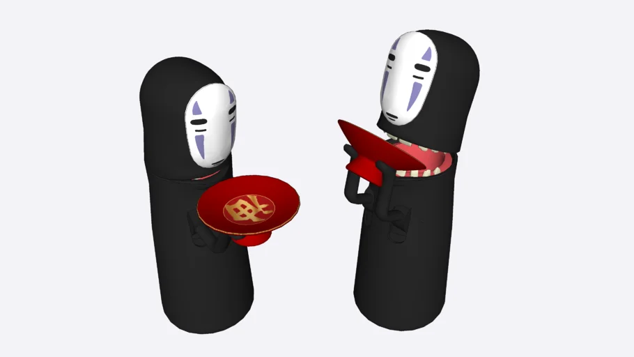 accessories 無臉男存錢筒