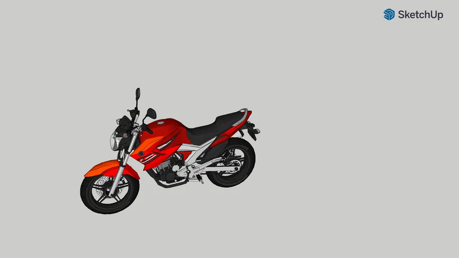 MOTO YAMAHA FAZER VERMELHA