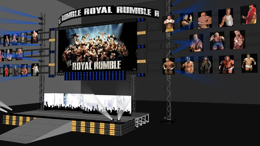 WWE ROYAL RUMBLE 22 (2010) | 3D Warehouse