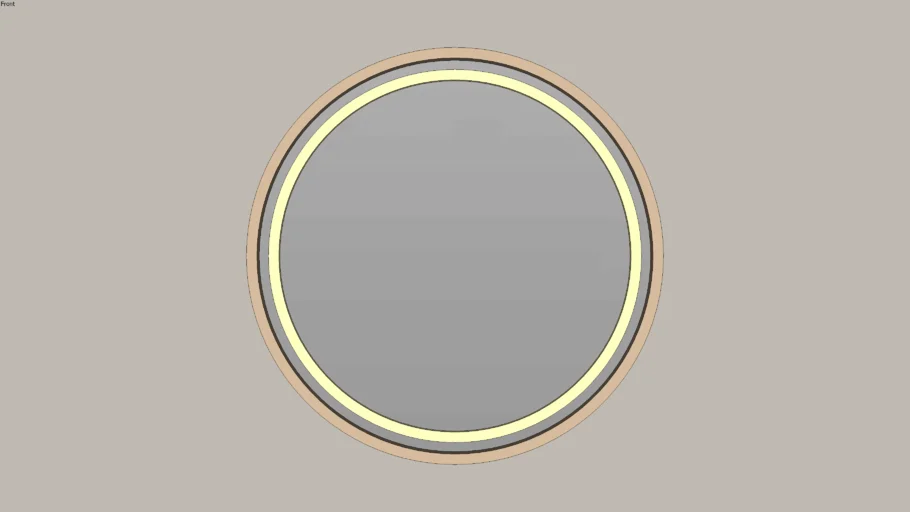 Espejo circular 80cm