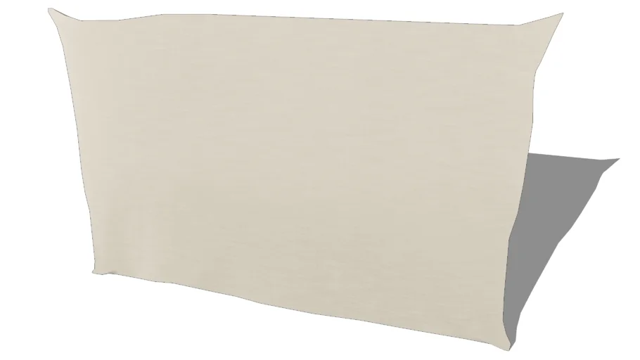 SOFT, Housse de tête de lit 140 écrue, Maisons du monde, ref :  156361, prix : 69,99 €