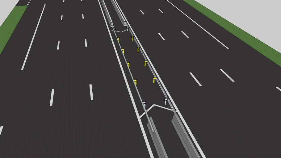 ITPC (glissière gierbale) sur autoroute 2X3 voies