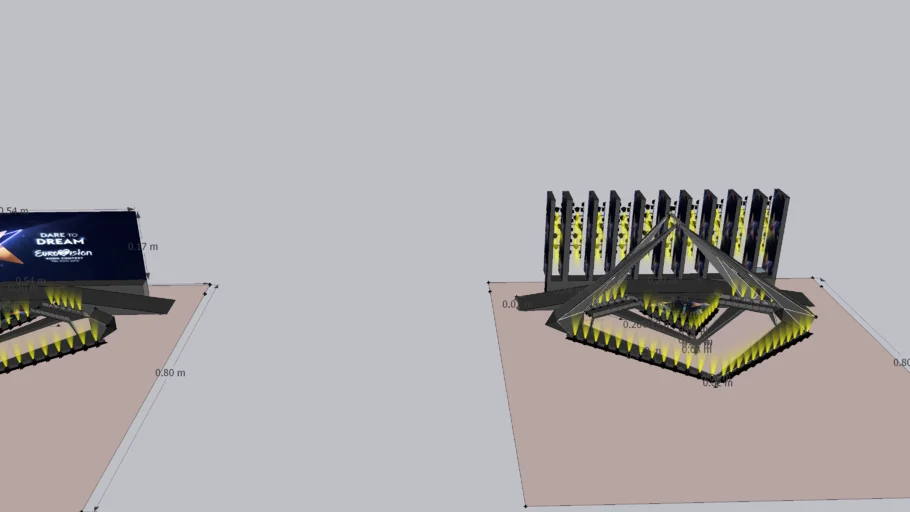eurovision song contest 2019 stage ACCURATE MODEL