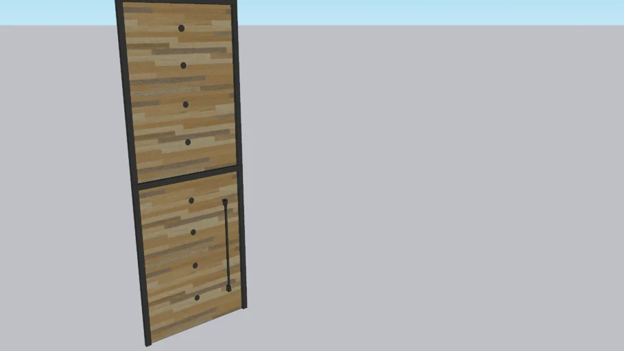 puerta doble altura