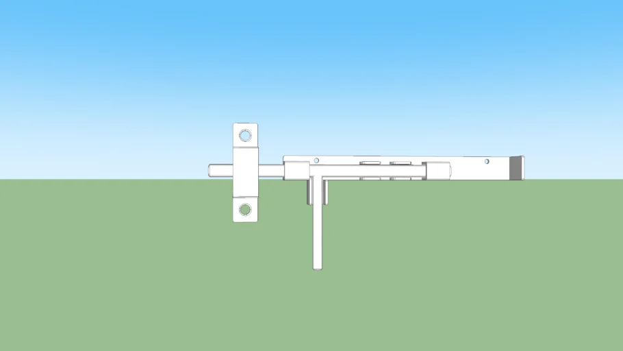 200mm Slide Bolt Gate Latch