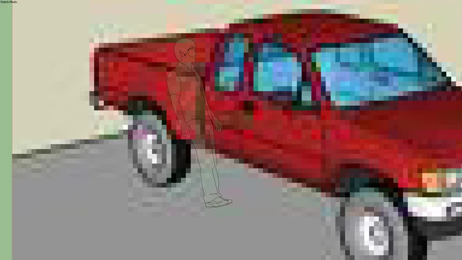 man and car