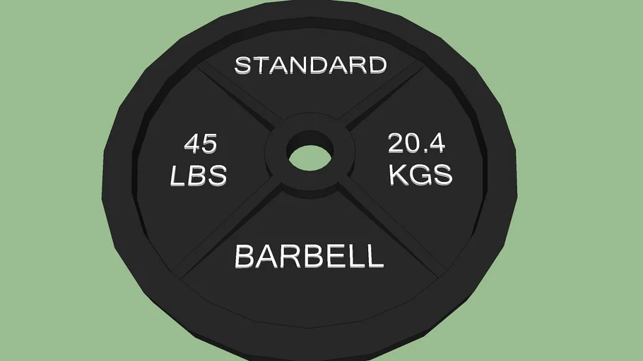 45 lb plate