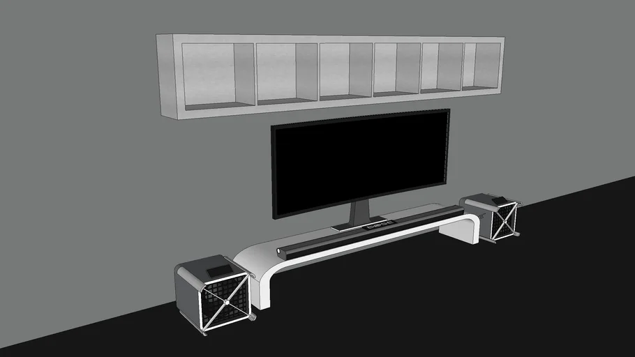 Uniqe Living room setup 