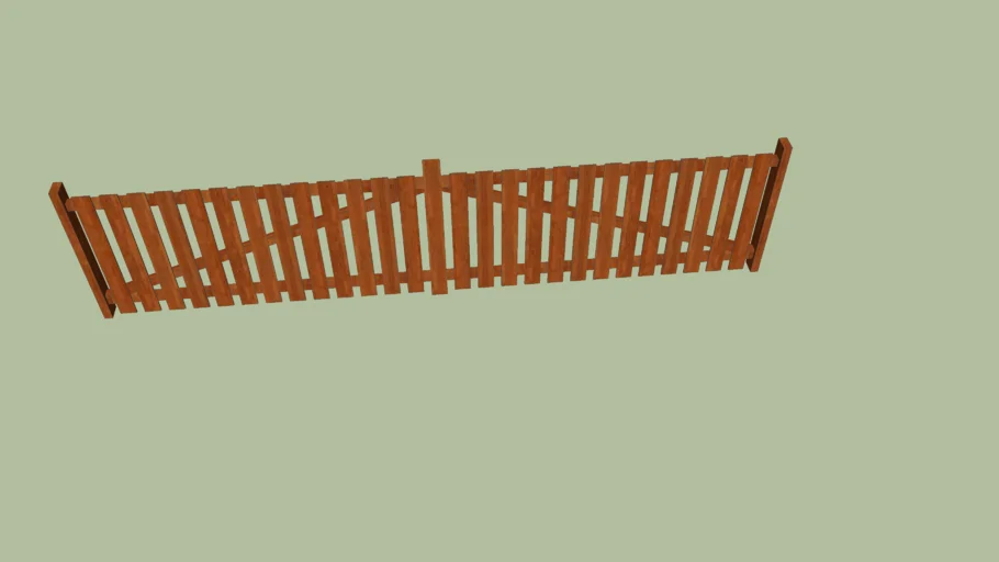 Valla de madera
