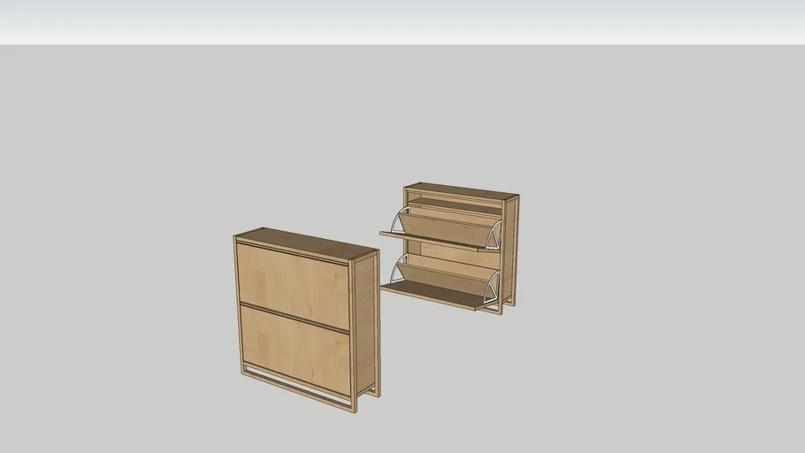 SHOE RACK NORDIC | 3D Warehouse