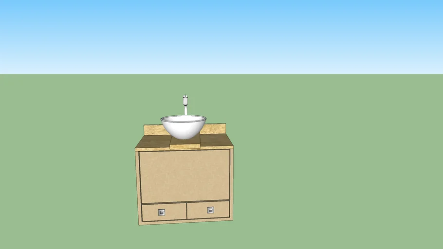 Lavabo com cuba