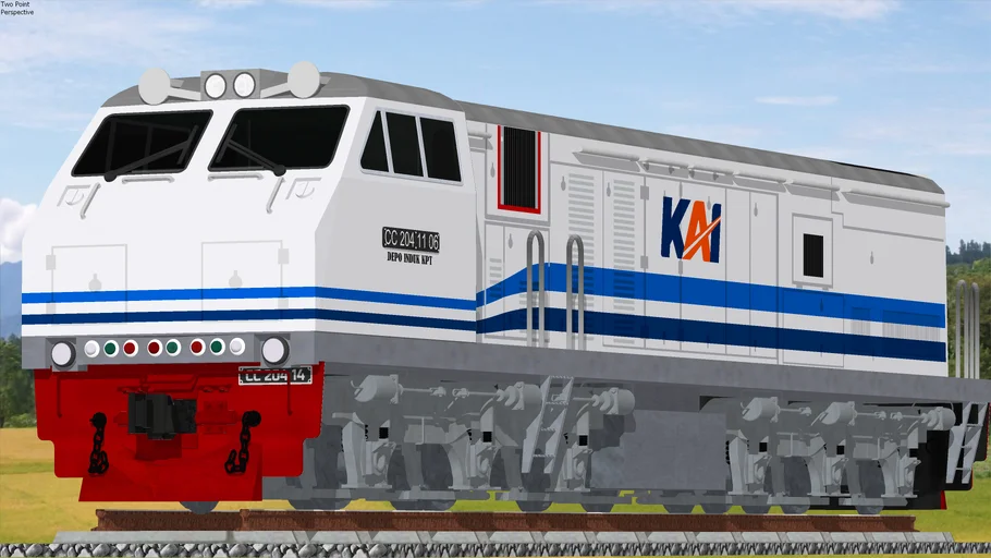 Lokomotif CC 204 Batch II (GE C20EMP) | 3D Warehouse