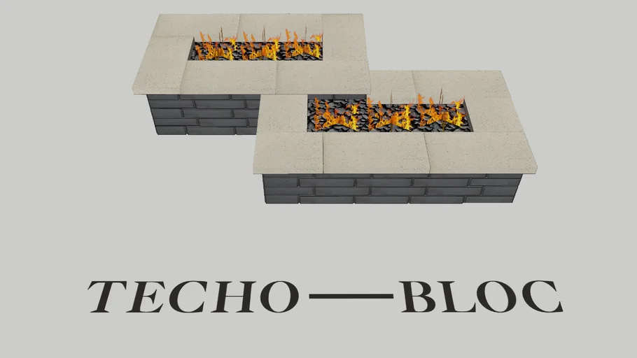 Techo-Bloc - Raffinato Fire Pit | 3D Warehouse