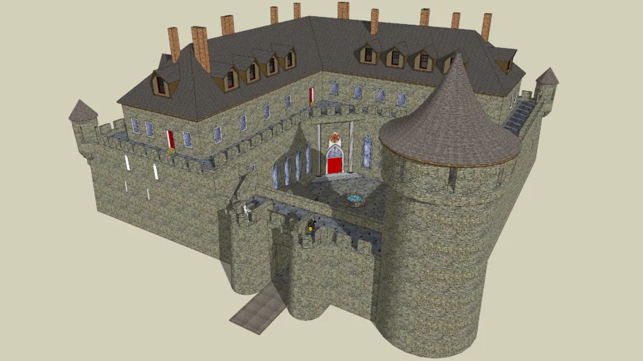 Large L Plan Castle - FINAL!