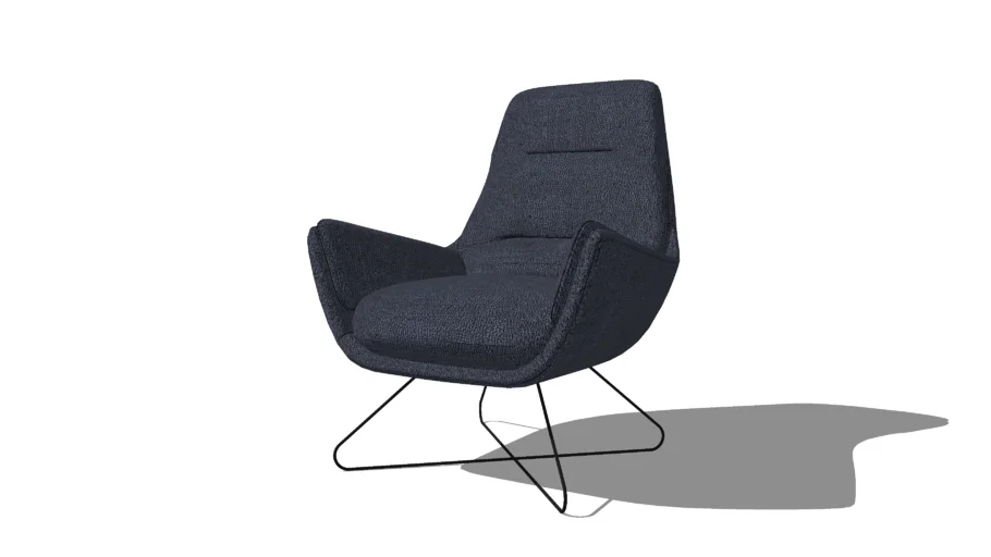 Lounge leather chair