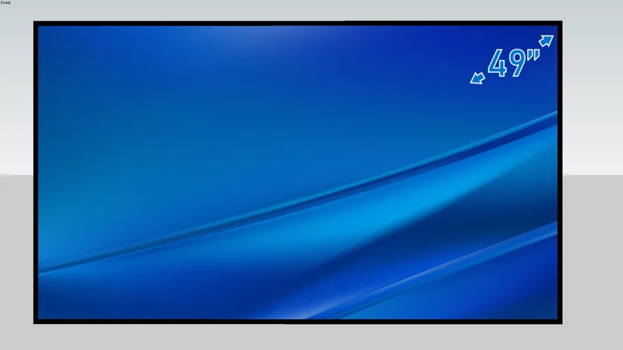 Samsung Pro 24/7 TV panel 49'' QM49R