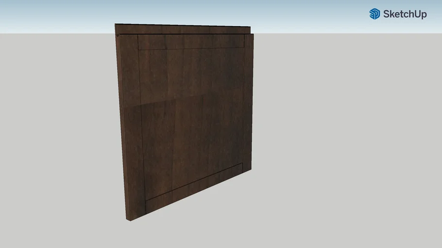 large finger pull drawer front