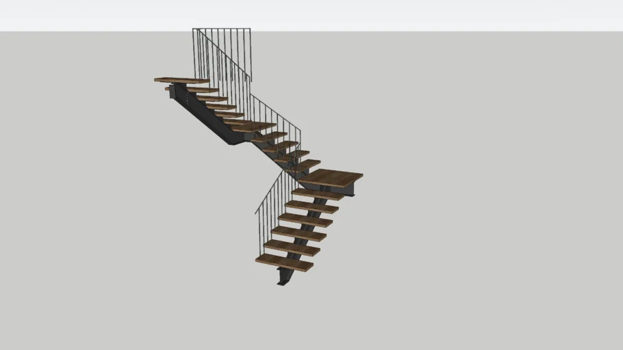 steel stairs & railing