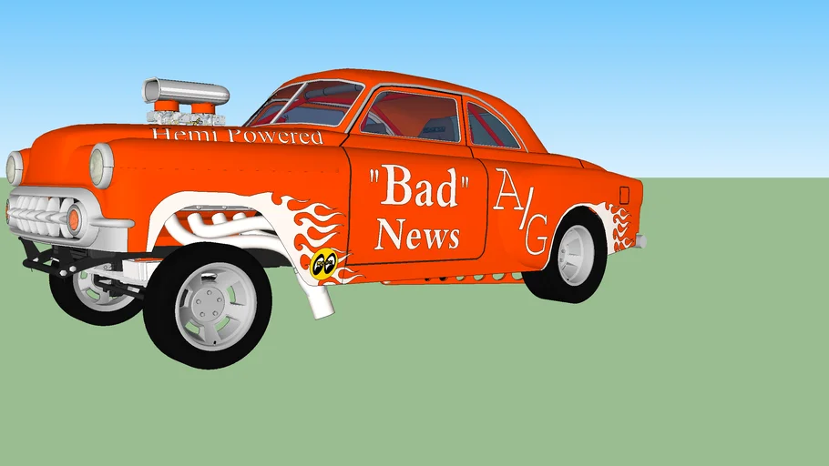 1954 Chevy Belair Gasser "bad news"