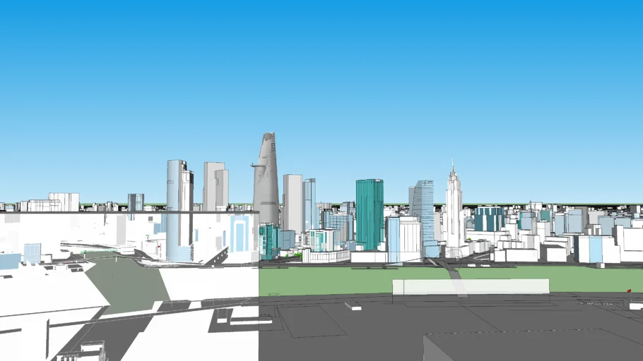 Thành phố Hồ Chí Minh - Saigon | 3D City Projects 2024 | old OFFICIAL (2.2023)