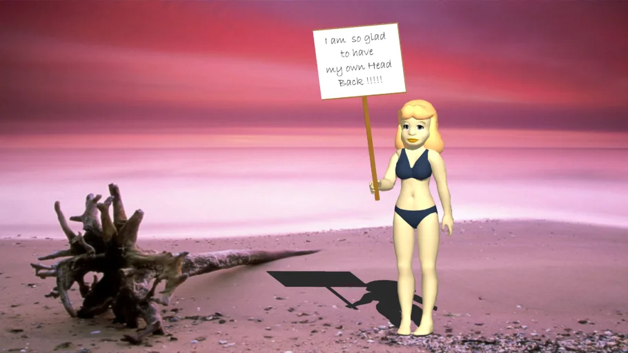 A Happy 3D Girl!