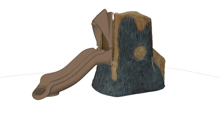 Tree Stump Slide