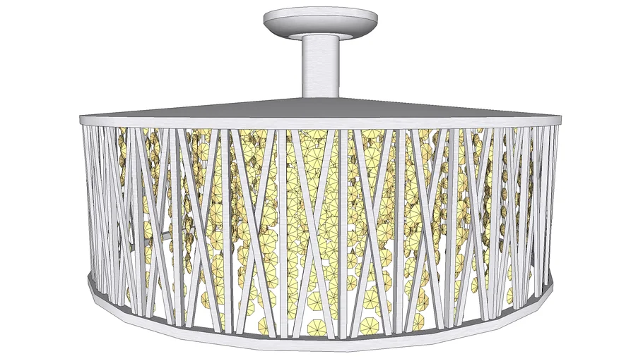 Emilia Large Crystal - Ceiling Light