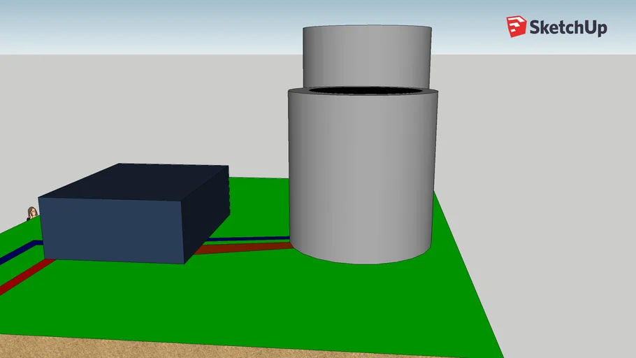maqueta de energia geotermica 