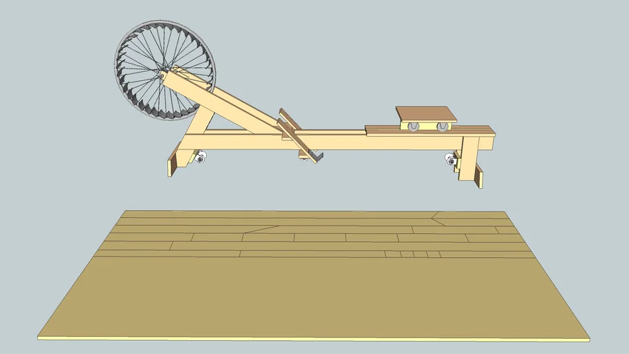 A DIY rowing machine