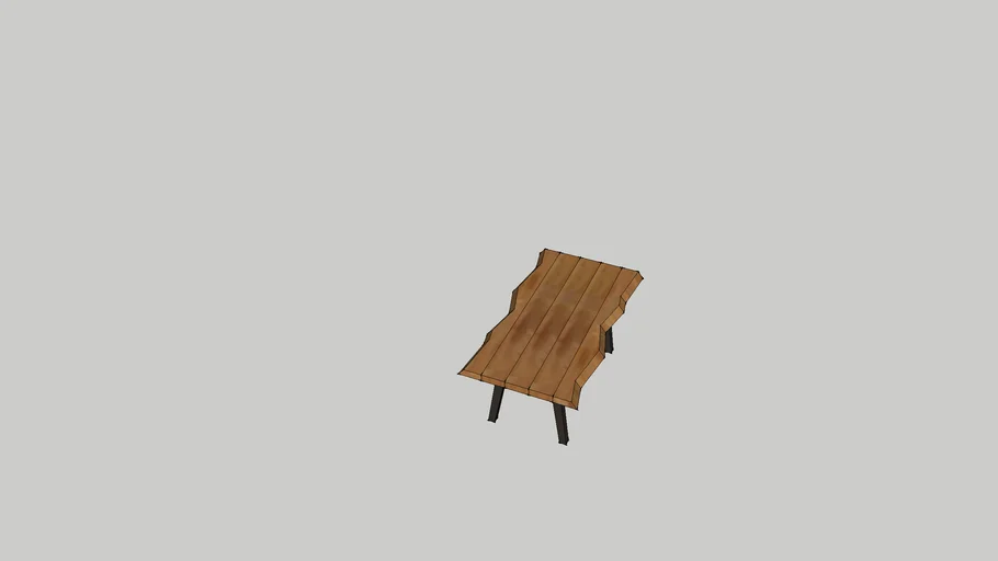 Live edge dining table