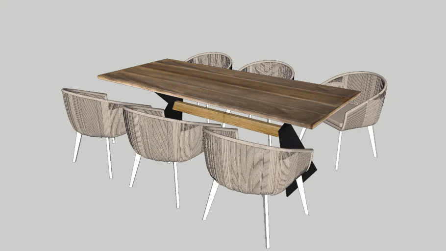 Dining table set outdoor