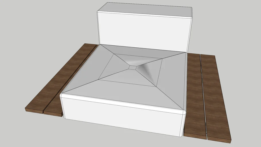 Walrus seat with 2 side tables 80