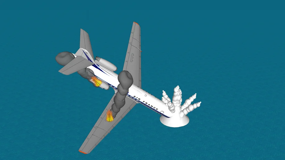 plane crash | 3D Warehouse