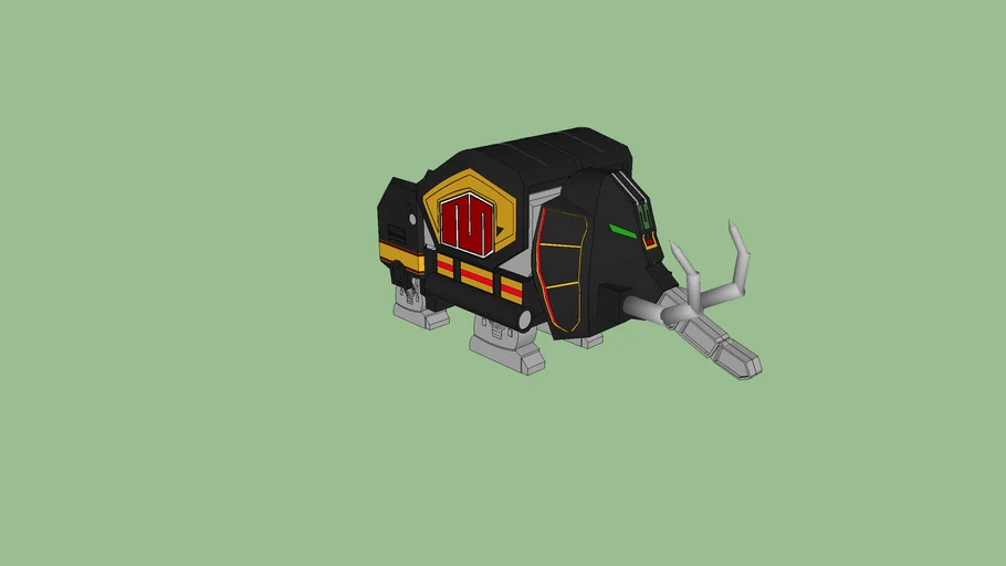 Mighty Morphin Power Rangers - Mastodon Dinozord