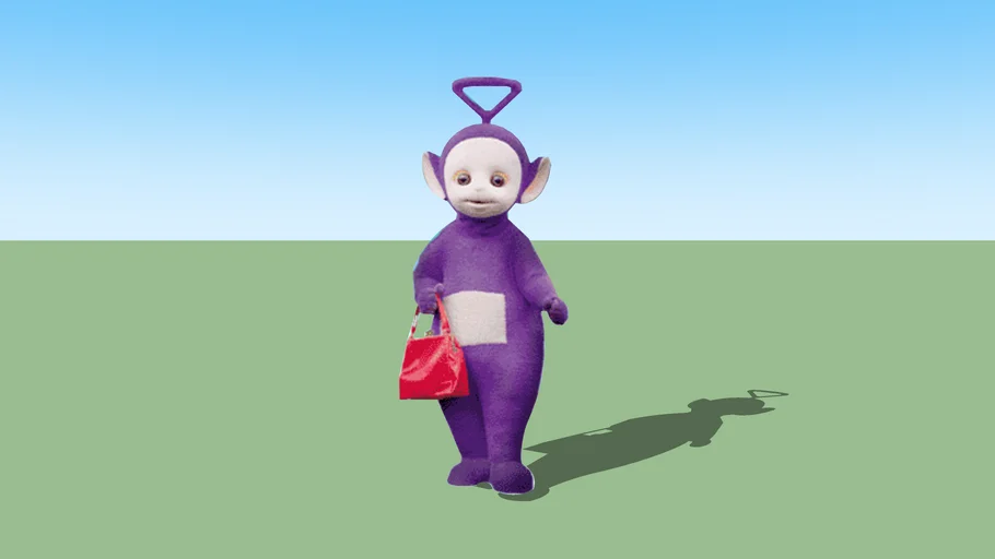 Tinky Winky 2D People : Teletubbies