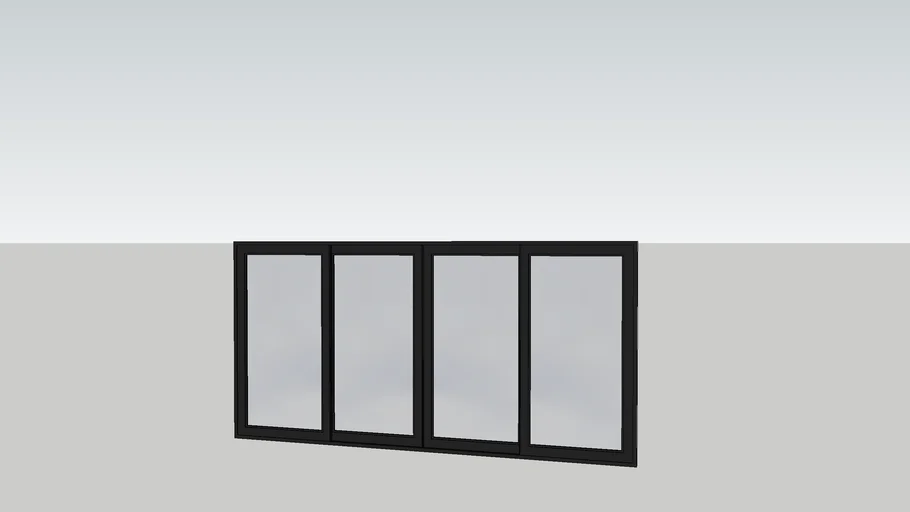 4-Panel Sliding Window