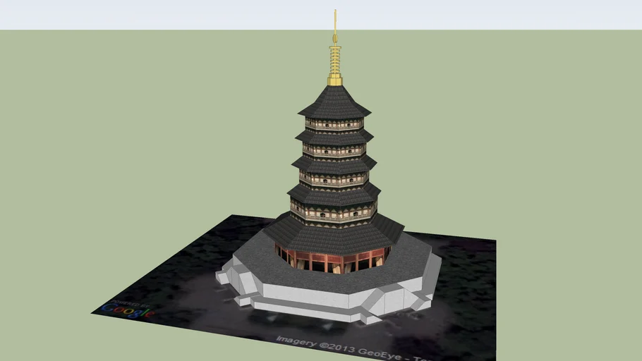 雷峰塔Leifeng Pagoda | 3D Warehouse