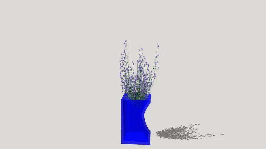Lavender Flower Vase