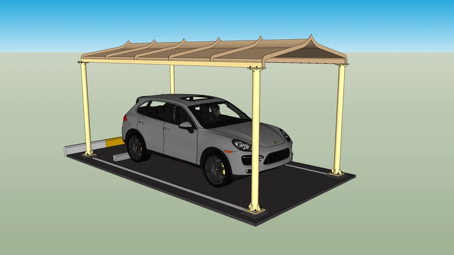 GRP Car Parking Shade, Car Parking Shade.