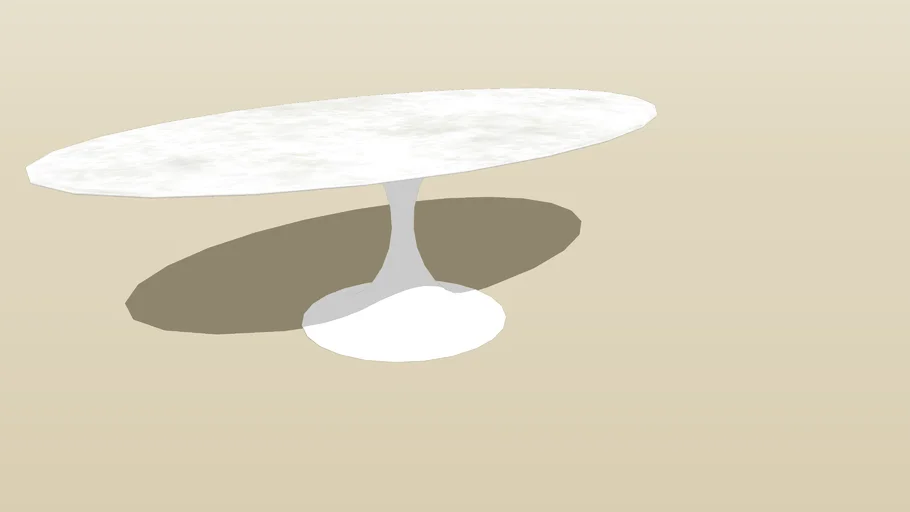 Knoll Saarinen Tulip Dining Table Oval