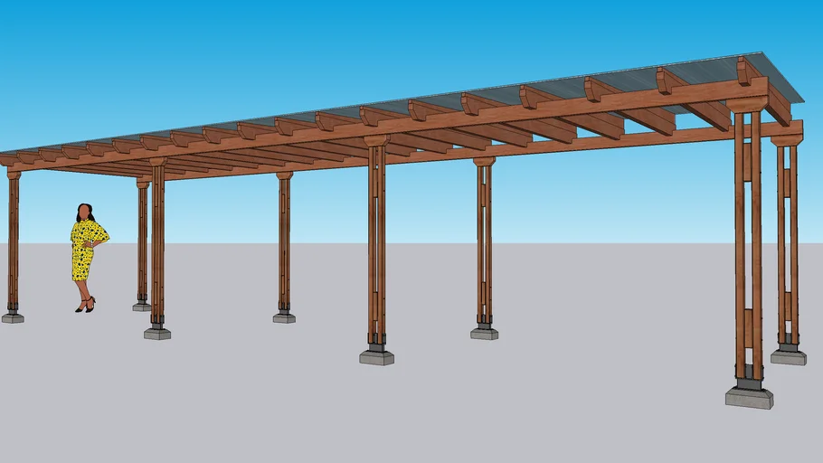 Pergola con Policarbonato