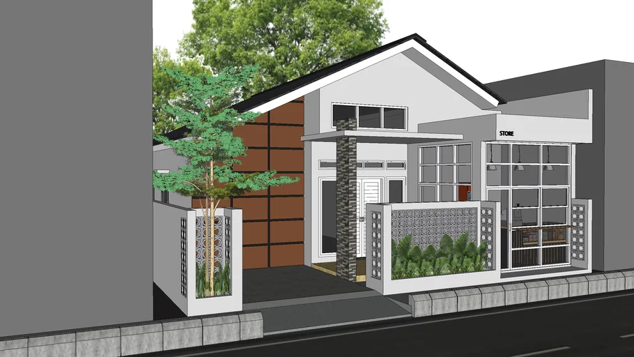 Rumah Minimalis 1 lantai