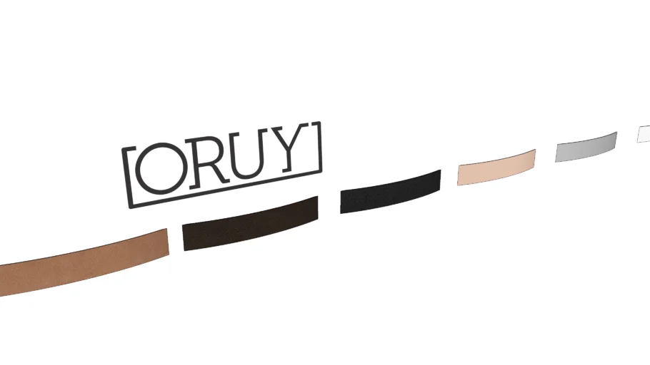 Puxador Arco - Oruy couro puxadores design