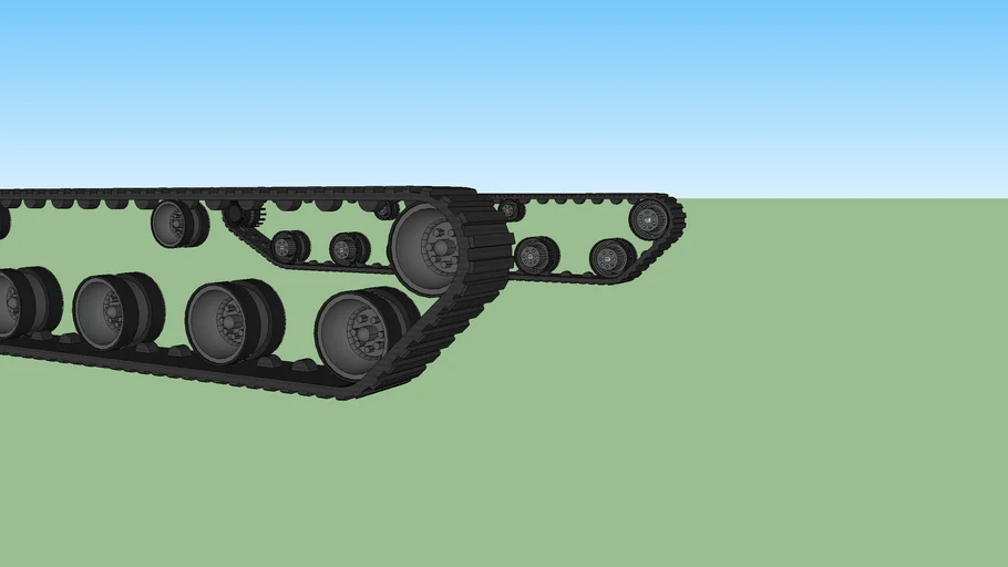 Rubber tank tracks