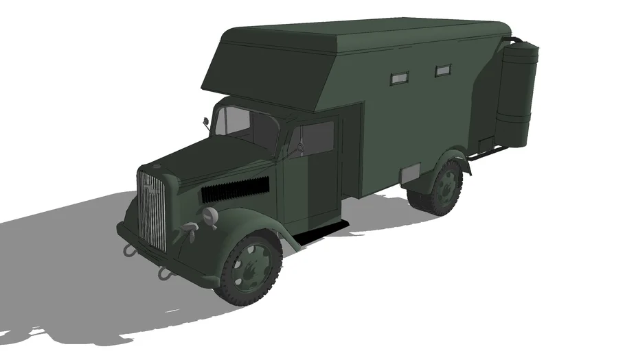 Gaswagen - Opel truck - WWII