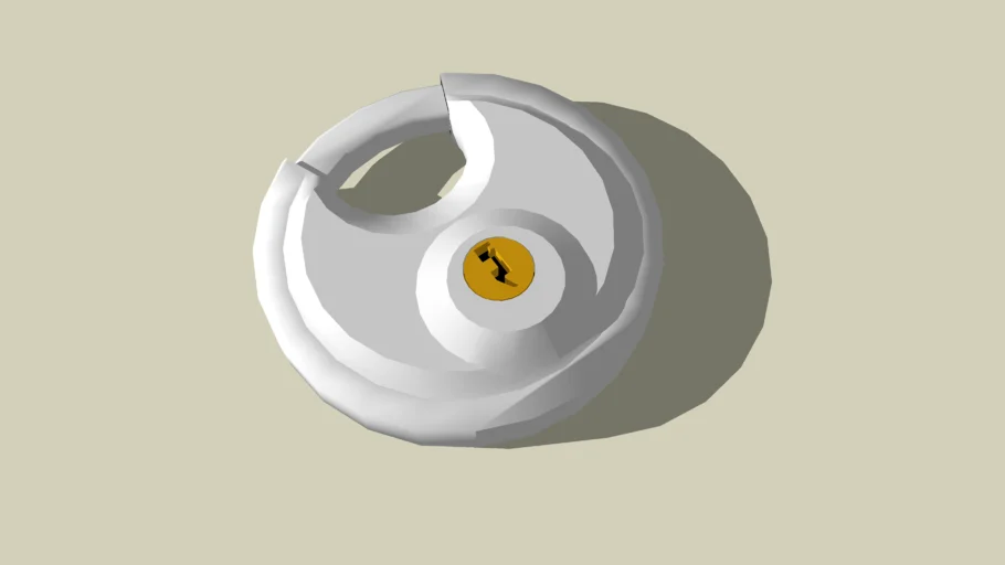 Round Pad Lock
