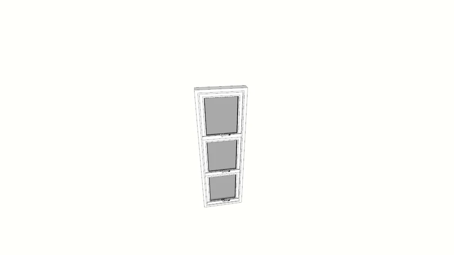 0.60x1.90m 3-by Awning Window