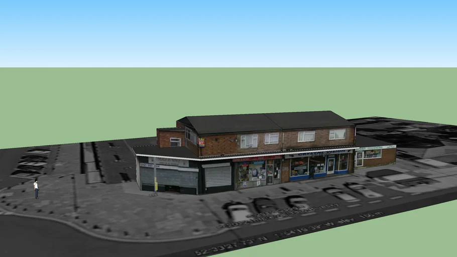 Block of shops