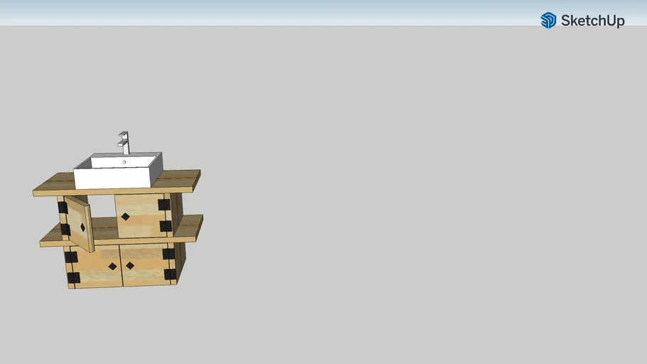 Lavamanos Rústico | 3D Warehouse