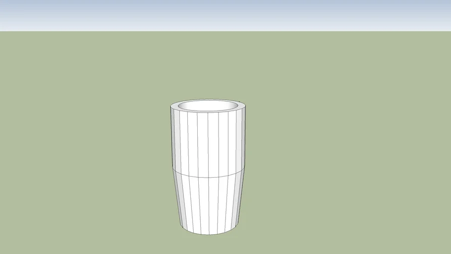 round fiber glass plant pot 